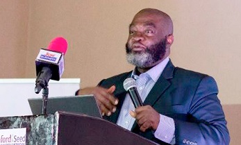 David Ofosu-Dorte, the Executive Chairman of AB & David Law, addressing the conference David Ofosu-Dorte, the Executive Chairman of AB & David Law, addressing the conference